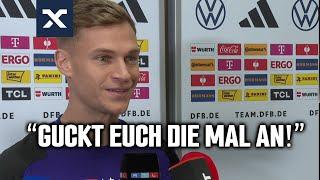 Kimmich freut sich über seinen Grünen Daumen beim DFB! 