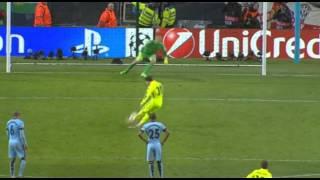 Joe Hart save penalty vs Messi Manchester City 1   2 Barcelona 2015