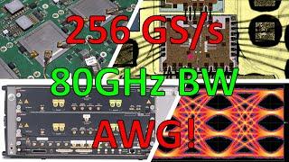 TSP #253 - Keysight 256GS/s, 80GHz Bandwidth M8199B 2-Channel AWG Overview, Teardown & Experiments