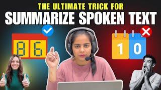 (PTE 2024) Summarize Spoken Text Template | 100% Working Template | Visa Waves