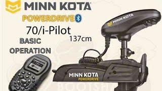 Minn Kota Powerdrive i-Pilot Basic Operations #minnkota #powerdrive