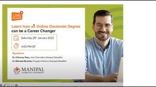 Learn how an online Doctorate Degree can be a career changer by Manipal GlobalNxt University