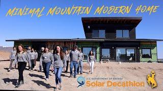 Student-Led Minimal Mountain Modern Home: UW Team Takes Fourth in Solar House Design Competition