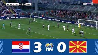 Hrvatska protiv Sjeverne Makedonije [3-0] | Međunarodna prijateljska utakmica 24 | Vrhunci utakmice