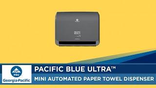 Pacific Blue Ultra™ Mini Automated Paper Towel Dispenser - A Small Dispenser with Big Benefits