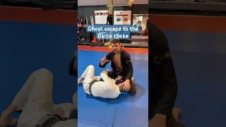 Ghost escape from side control to Darce choke! #bjj #jiujitsutraining #bjjlifestyle