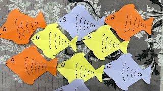 Very easy fish paper making craft/by Sania Nazir