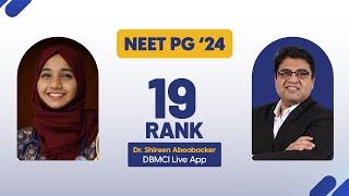 Meet Dr. Shireen who Secured Rank 19 (NEET PG’ 2024) shares her NEET PG Preparation Journey