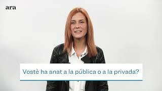 Vostè ha anat a l'escola pública o a la privada? Els candidats del 14-F responen