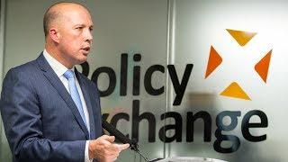 Hon Peter Dutton MP speaks at Policy Exchange