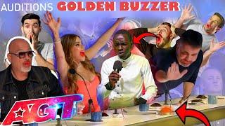 GOLDEN BUZZER:johGE shocks the Judges after his unforgettable Worship on AGT