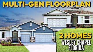 Inside 2 Tampa Affordable NEW CONSTRUCTION HOMES For Sale In Wesley Chapel FL with MULTI-GEN LIVING!