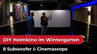 Heimkino im Wintergarten: Daniels beeindruckendes DIY-Kino im Detail!