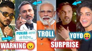 YO YO HONEY SINGH SIDE WARNING TO RAFTAAR  MODI TROLL  MILLIONAIRE | WAMIQA ON YOYO