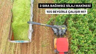 3 Sıra Bağımsız Silaj Makinesi 105 Beygirle Çalışır mı?