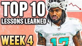 Top 10 Takeaways You NEED to Know BEFORE Week 4 Fantasy Football