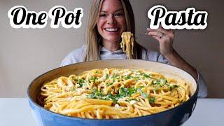 One Pot Creamy Cheesy Bone Broth Pasta | No Talking (Talking Removed)