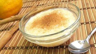 Arroz con Leche Casero Cremoso y Fácil!