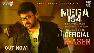 MEGA154 - Chiranjeevi Intro First Look Teaser|Mega154 Official Teaser|Chiru154|Chiranjeevi|Bobby|DSP