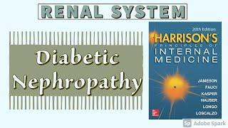 DIABETIC NEPHROPATHY | Pathogenesis | Stages | Treatment | Harrison