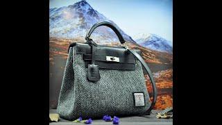 Harris Tweed Herringbone Leattweed Kenzi bag