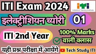 ITI Electrician Theory 2nd Year Class- 01 | Electrician Theory 2nd Year | ITI Exam 2024 |