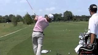 Webb Simpson swing - Down the Line