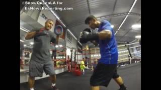 MIKEY GARCIA - TRAINING DAY - FULL - EsNews Boxing