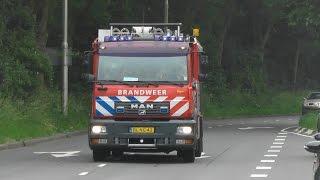 Hulpdiensten naar middelbrand in Rotterdam