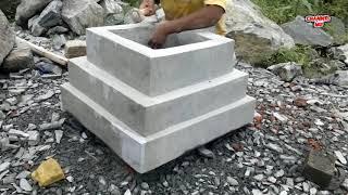 Stone Carving - Time Lapse - Fire Pit - Tutorial