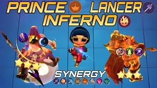 PRINCE PAIRED WITH A FULL LANCER AND INFERNO SYNERGY LINEUP, AN  INSANE COMBO.