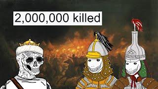 Medieval Battles but they keep getting deadlier...