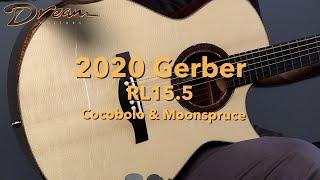 Dream Guitars - 2020 Gerber RL15.5, Cocobolo & Moonspruce #guitardemo #acousticguitar