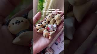 Have you ever tried making your own clay ? #claycharms #coldporcelainclay #clay