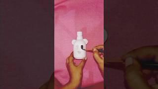 Bottle art // painting on bottle #shorts #youtubeshorts