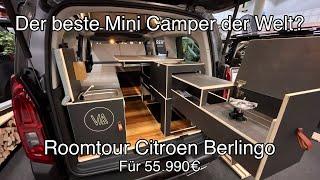 Mini-Camper Ausbau Roomtour - Citroen Berlingo Vantour