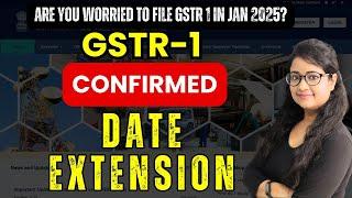 Relax ! GSTR-1 Date extension confirmed