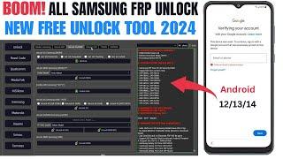 SAMSUNG FRP BYPASS ALL ANDROID VERSION 2024 | NEW ONE CLICK FREE TOOL 2024