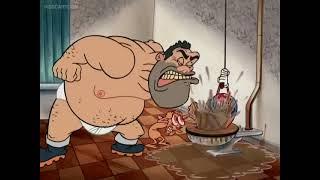 Ren And Stimpy Fixes Toilet