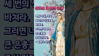  성모송 3 번 | 은총 치유 평화 | 4월 23일