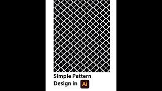 Simple Pattern Design in illustrator | #illustrator #ai    Shorts #Pattern Design
