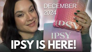 DECEMBER 2024 IPSY GLAM BAG & BOXYCHARM ARE HERE! Unboxing & Swatches!