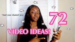 72 youtube video ideas that will BLOW UP your channel