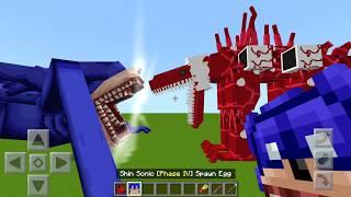 NEW Shin Sonic vs Infected Sky Mod ADDON UPDATE in MINECRAFT PE