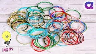 How to reuse old bangles at home | Best out of waste | Artkala 457