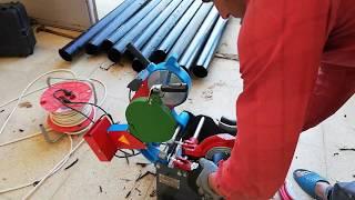 HDPE polietilen manuel Alın kaynak makinası