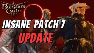 Baldur's Gate 3 Patch 7 release is LIVE! Patch notes Breakdown