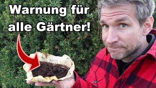 Was dir keiner über Kaffeesatz im Garten sagt!