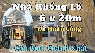 Không Thể Tin nhà Khổng Lồ 6x20m Đã Hoàn Công gần bình chánh nhất mà giá rẻ Ngỡ Ngàng l Tâm Tư House