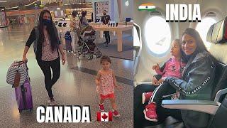 Surprise INDIA Trip with Baby | Our Journey from CANADA to INDIA 